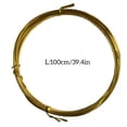 thumbnail image 3 of ziyahi Craft Wires DIY Handicrafts Braided Thread Good Flexibility Durable Shiny Jewelry Lines Exquisite Design for Sculpturing Shallow Gold, 3 of 5