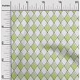thumbnail image 2 of oneOone Polyester Spandex Light Green Fabric Argyle Craft Projects Decor Fabric Printed By The Yard 56 Inch Wide, 2 of 4