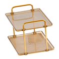 thumbnail image 2 of DOLITY 2 Layer Cabinet Organizer Shelf Bathroom Counter Organizer Tray for Toiletries, 2 of 9