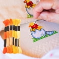 thumbnail image 4 of Broderie Dégradée 8 m 6 Couleurs Accessoires de Broderie Faits à la Main Fil à Broder Fil à Broder Coloré, 4 of 4