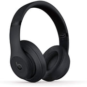 Restored Beats Studio3 Wireless Noise Cancelling Over-Ear Headphones - W1 Chip, Class 1 Bluetooth, 22 Hours of Listening Time, Built-In Microphone - (Matte Black)