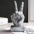thumbnail image 2 of Gesture Finger Model Home Decoration Bar Model Room Desktop Decoration Resin Gift Luxury, 2 of 2