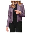 thumbnail image 1 of 2025 Veste en Molleton à Manches Longues pour Femmes, Cardigan Court à devant Ouvert, Veste pour Femmes, Veste de Complet d'Automne, Manteau, 1 of 2