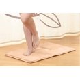 thumbnail image 3 of 1 Small Clara Clark Bath Mat Bathroom Rug - Absorbent Memory Foam Bath Rugs - Non-Slip, Thick, Cozy Velvet Feel Microfiber Bathrug, Plush Shower, Toilet- Floor Bathmats Carpet - Cream - 17"x24", 3 of 4