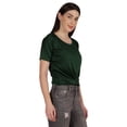 thumbnail image 2 of Inkmeso Summer Twist Front Knot Crop Top For Women With Short Sleeves Tee Shirts, 2 of 8