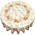 thumbnail image 2 of Nappe Ronde Citrouille d'Automne pour l'Action de Grâce et Feuilles d'Automne, Nappe Décorative 60 Pouces en Polyester, Housse de Table Style Ferme pour la Récolte à la Maison, la Cuisine et les Fêtes Extérieures, 2 of 6