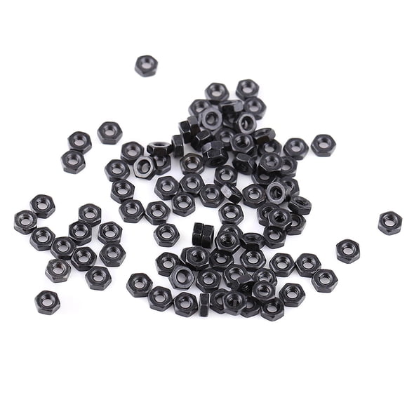 Threaded Galvanized Carbon Steel Metric Hex Hexagonal Nuts (M3)