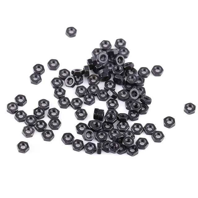 Threaded Galvanized Carbon Steel Metric Hex Hexagonal Nuts (M3)