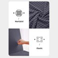 thumbnail image 4 of SLYNSHome Clearance Chair Cushions with High Back Pads Rocking Chair Cushion for Kitchen Dining Chairs Decorations - Gray, 4 of 8