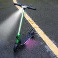 thumbnail image 3 of WEELMOTION Ranger Foldable Electric Scooter for Kids, 150W Motor, Lightweight Aluminum Frame, Dual Brakes, Big LED Display, Head & Bar Lights, Multicolor Pedal Lights, UL2272 Certified –Green, 3 of 13