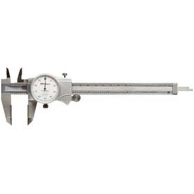 Mitutoyo America 6 in. Dial Caliper with Carbide Jaws