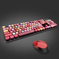 thumbnail image 2 of Mofii Sweet Keyboard Combo Mixed Color 2.4G Wireless Keyboard Set Circular Suspension Key for PC Laptop Black, 2 of 7