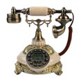 thumbnail image 3 of Téléphone Fixe Filaire, Fonction FSK/DTMF IP Rétro, Téléphone pour Appartement Bureau Maison Hôtel, 3 of 8