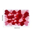 thumbnail image 3 of Wzzjkit Valentine's Day Door Mat - Super Absorbent Quick Dry Love Pattern Front Mats Bath Rug Rubber Backing Non Slip Washable Carpet - Valentine's Day Decorations Door Mat Outside Entrance (M), 3 of 6