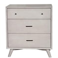 thumbnail image 2 of Allora Mid Century Modern Wood 3 Drawer Accent Chest in Gray, 2 of 5