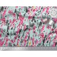 thumbnail image 3 of Soimoi Velvet Fabric Animal Skin Texture Print Sewing Fabric Yard 58 Inch Wide, 3 of 3