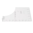 thumbnail image 4 of Can Be Folded In Half T-shirt Guide Ruler Round Neck Calibration Tool Centering Alignment Tool Pool Material: Acrylic Please Place An Order And Send The Main Picture To Confirm The, 4 of 8
