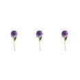 thumbnail image 4 of Baohd 1/2/3/5 10pack/lot Realistic Appearance Artificial Flower For Party Decor And Home Decor Purple 3PCS, 4 of 6