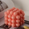 thumbnail image 3 of veasfak Bubble Candle, Home Decor Candle, Hand Poured , Pink, 3 of 8