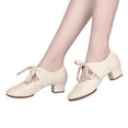 thumbnail image 1 of Lady Style Shallow Mouth Modern Dance Latin Dance Square Dance Shoe Low Top Soft, 1 of 9