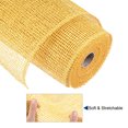 thumbnail image 3 of Unique Bargains PP Burlap Mesh 10' x 10 Yards Decorative Wrapping Ribbon, Gold 1 Roll, 3 of 5