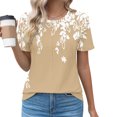 thumbnail image 2 of Birdeem Womens Round Neck Fashionable Casual Short Sleeved Spring/Summer Top, 2 of 12