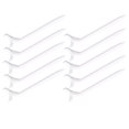 thumbnail image 3 of ANGGREK Curved Golf Tees,Golf Ball Tees,10pcs Plastic Curved Golf Tees White Durable Lightweight Accessory For Training Practicing, 3 of 8