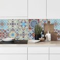 thumbnail image 4 of simhoa 10pcs Vintage Tiles Stickers Bathroom Kitchen PVC Wall Stickers Decals H H, 4 of 8