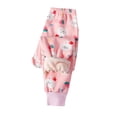 thumbnail image 1 of Pantalon de Jogging en Molleton d'Hiver Unisexe pour Garçons et Filles, Doublé Sherpa, Rose, 1 of 2