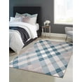 thumbnail image 1 of ECARPET Washable Plaid Area Rug & Runner for Kitchen, Bedside, Living Room, Hallway, 1 of 9