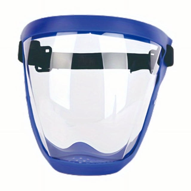 MesaSe Masque de Protection Faciale en Silicone Réglable - Bouclier de Sécurité Transparent avec Rétention de Chaleur pour Usage Extérieur et Cuisine Disponible en Bleu Rouge Noir zzz