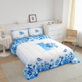 thumbnail image 3 of Erosebridal Monogrammed Bedding Sets Full with Comforter,Personalized Initial Duvet Insert,Letter Decoration,Reversible,3pcs, 3 of 8