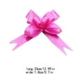 thumbnail image 3 of 200 Pieces Christmas Gift Packing Pull Bow Ribbons Present Wrapping Decoration Decor Party Supplies Easy to Assemble Fashionable Rose Red Rose, 3 of 6