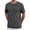 Grey, variant on SROBPTY Mens Summer Top, Short Sleeve Shirts for Men, Men's T Shirt Casual Solid Round Neck Short Sleeve Light Top Shirt Wine, XXL