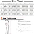 thumbnail image 3 of Ensembles d'Entraînement pour Femmes Imprimé Col Ras du Cou Manches Courtes Chandail à Enfiler Hauts + Pantalons Ensemble Été Ensemble 2 Pcs pour Femmes en Liquidation, 3 of 6
