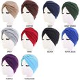 thumbnail image 2 of ORUYROP Chimio-Sommeil Turban Couvre-Chef Bonnet Chapeau pour la Perte de Cheveux de Patients Atteints de Cancer, 2 of 7