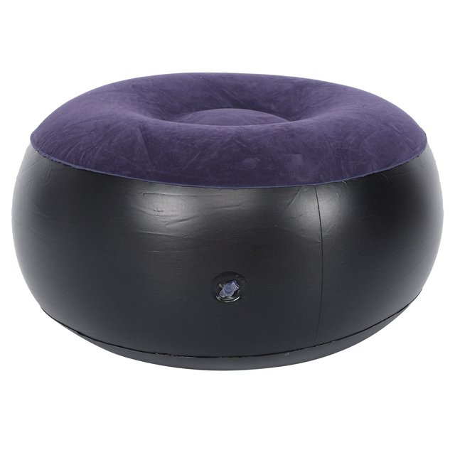 Chaise Gonflable, Tabouret Floqué Gonflable Portable, Ergonomique Conçu Facile à Transporter Pliable Durable pour Salon Cour Extérieure Plage Randonnée Chambre