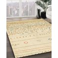 thumbnail image 2 of Ahgly Company Tapis d'Intérieur Rectangulaire Abstrait Kaki et Or, Tapis de Zone Abstrait, 6 Pieds x 9 Pieds, 2 of 6