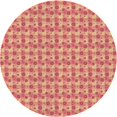 thumbnail image 1 of Ahgly Company Tapis Rond Lavable en Machine Intérieur Transitionnel Brun Sable Brun, 3 Pieds Rond, 1 of 7