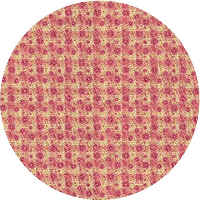 Ahgly Company Tapis Rond Lavable en Machine Intérieur Transitionnel Brun Sable Brun, 3 Pieds Rond