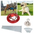 thumbnail image 4 of Large Dog Anchor, Long Range 360 Rotatable Hook Dog Stake With Leash For Beach For Camping For Yard 10m / 32.8ft, 4 of 8