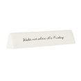 thumbnail image 3 of Linden "Wake me when it’s Friday" Porcelain Tabletop Art Plaque, 3 of 4