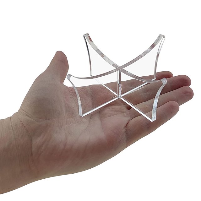 Leutsin Support de Présentation de Ballon de Cricket en Acrylique Support de Rangement pour Basketball Football