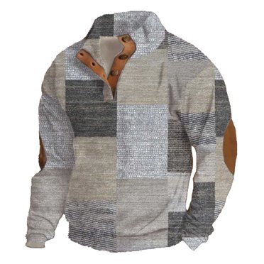 Ediodpoh Chandail à Col Montant Ample pour Homme T-Shirt à Manches Longues Chandail à Capuche Chandail pour Homme Violet TG