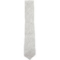 thumbnail image 1 of Gierremilano Men's Light Grey / Ivory Chevron Arrows Cashmere Necktie - One Size, 1 of 1