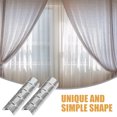 thumbnail image 4 of KAKOWELY 2pcs Roman Rod Connector Hollow Curtain Rod Connection Part Window Drapery Rod Joints,5.12X"X0.98"X0.79", 4 of 5
