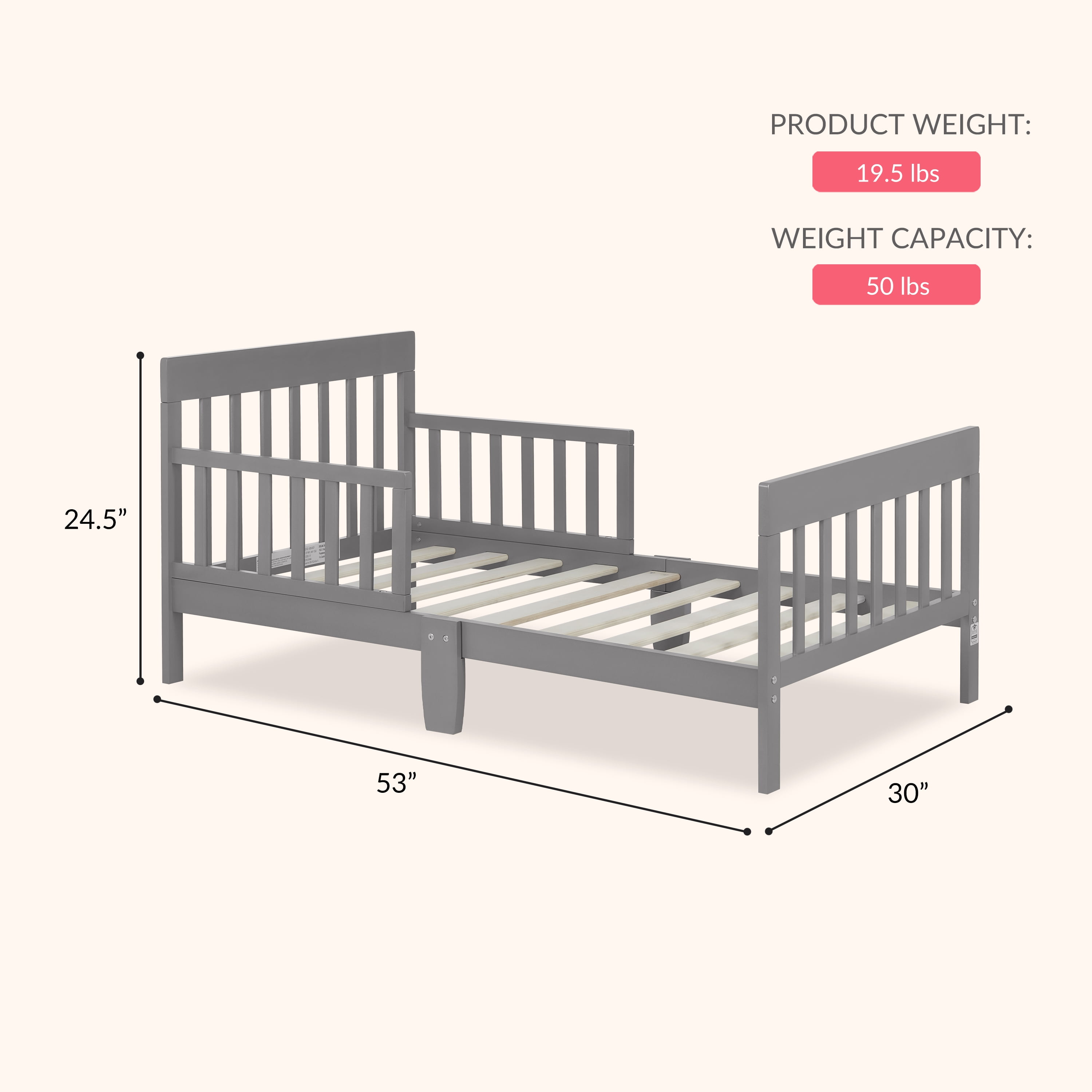 Dream On Me Finn Toddler Bed