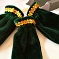 thumbnail image 4 of Abbracc 3 Pcs Housse de Pédale de Piano Durable Protège-Pied Manches Vert Peluche, 4 of 8