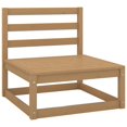 thumbnail image 3 of vidaXL 3 Piece Garden Lounge Set Honey Brown Solid Pinewood, 3 of 5
