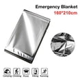 thumbnail image 2 of Jusqu'à 65 % de Rabais sur la Couverture d'Isolation de Premiers Secours en Argent de Rechange pour la Maison SMihono, Imperméable, Protection Solaire, 1 Pce, 2 of 2